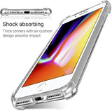 Goospery Clear Shockproof Case with Reinforced Corners for iPhone 7 8  7+ 8+ SE Gen2 Gen3