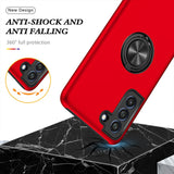 Magnetic Ring Holder Shockproof Cover Case for Samsung Galaxy S22