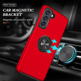 Magnetic Ring Holder Shockproof Cover Case for Samsung Galaxy S22+