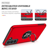 Magnetic Ring Holder Shockproof Cover Case for Samsung Galaxy S22+