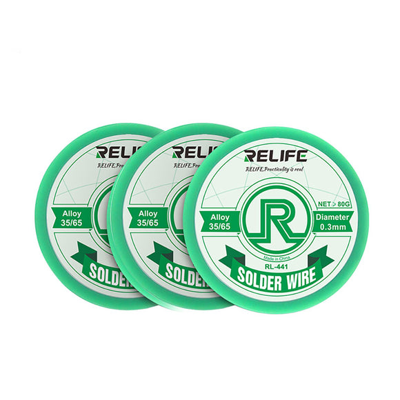 RELIFE RL-441 Active Solder Wire 0.3mm 0.4mm 0.5mm 0.6mm