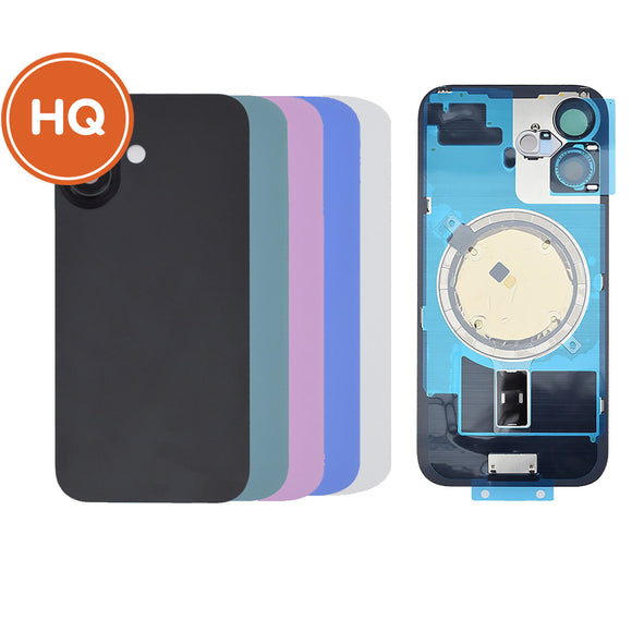 Rear Cover Glass with Camera Lens & MagSafe Magnet for iPhone 16 High Quality