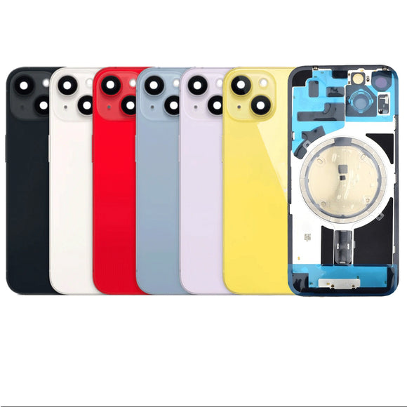 Rear Cover Glass with Camera Lens and Magsafe Magnet for iPhone 14 High Quality