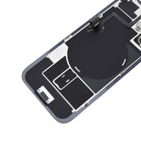Rear Cover Glass with Camera Lens Glass and Wireless NFC Charging with Flash Flex Cable for iPhone 16 High Quality