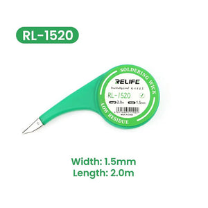 RELIFE Desoldering Wire Soldering Wick for Solder Remover Repair Tool