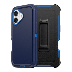 Shockproof Armor Hard Plastic Case with Belt Clip for iPhone 17 Pro Max Air