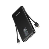 Awei Multiple Output P11K 10000mAh Mobile Power Bank With Cable