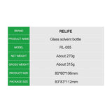 Relife RL-055 150ml Automatic Push-type Copper Core Glass Bottle