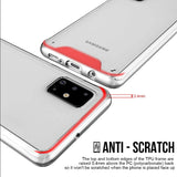 Space Clear TPU/PC Shockproof Anti-Scratch Back Cover Case for Samsung Galaxy A11 A12 A21s A22 A32 A52 A71