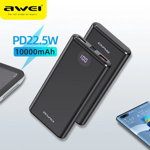 Awei P117K PD 22.5W 10000mAh Power Bank