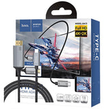 Hoco (UA13) USB-C To HDMI cable 180cm – Grey