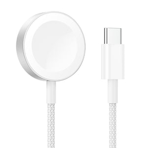 Hoco Magnetic Wireless Charger with Type-C Cable for Apple Watch and Samsung Watch