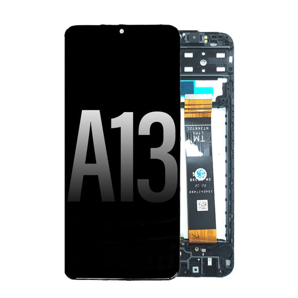 Samsung Galaxy A13 A135F LCD and Touch Assembly with frame (Same as Service Pack)