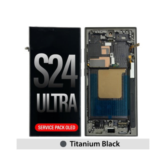 OLED Screen Replacement With Frame for Samsung Galaxy S24 Ultra S928 OEM New