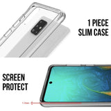 Space Clear TPU/PC Shockproof Anti-Scratch Back Cover Case for Samsung Galaxy A11 A12 A21s A22 A32 A52 A71