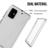 Space Clear TPU/PC Shockproof Anti-Scratch Back Cover Case for Samsung Galaxy A11 A12 A21s A22 A32 A52 A71