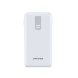Awei Multiple Output P11K 10000mAh Mobile Power Bank With Cable
