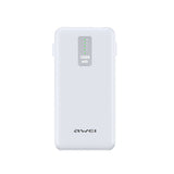 Awei Multiple Output P11K 10000mAh Mobile Power Bank With Cable