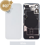 Rear Cover Glass with Camera Lens Glass and Wireless NFC Charging with Flash Flex Cable for iPhone 16 High Quality