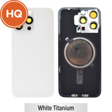 Rear Cover Glass with Camera Lens and Magsafe Magnet for iPhone 15 Pro Max High Quality