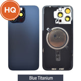 Rear Cover Glass with Camera Lens and Magsafe Magnet for iPhone 15 Pro Max High Quality