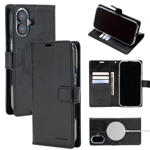 Goospery Mercury Blue Moon Wallet Case for iPhone 17 / 17 Air / 17 Pro / 17 Pro Max