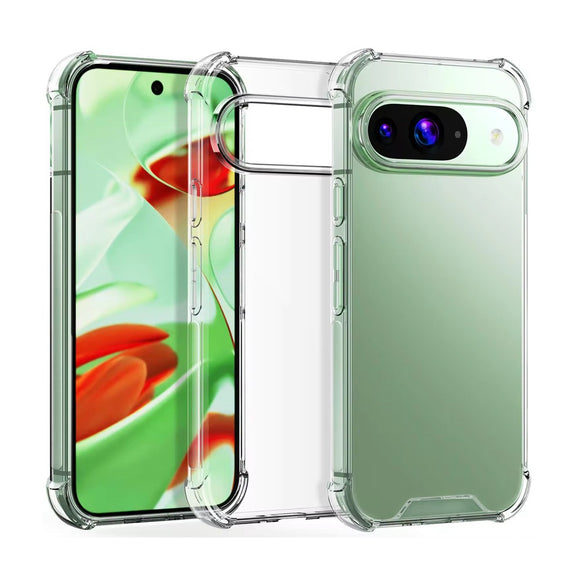 High Quality TPU+PC Hybrid Transparent Case for Google Pixel 9 / Pro / Pro XL