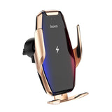 hoco S14 15W Wireless Fast Charge Automatic Induction Car Holder