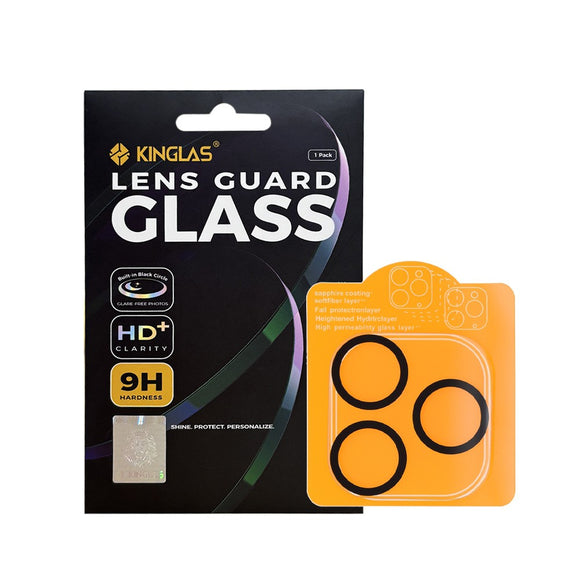 Kinglas 3D Tempered Glass Camera Lens Protector for iPhone 17 Pro Max Air 16 Plus