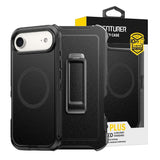 Shockproof Armor Hard Plastic Case with Belt Clip for iPhone 17 Pro Max Air