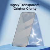 Privacy 2.5D Full Coverage Silk Printing Tempered Glass Screen Protector for iPhone 17/16 Pro Max Air