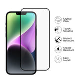 2.5D Full Coverage Silk Printing HD+ Clarity Glass Screen Protector for iPhone 17 16 Pro Max Air