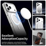 High Quality Acrylic + TPU Hybrid Transparent Case Cover With Magnetic Ring for iPhone 17 Pro Max Air