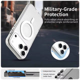 High Quality Acrylic + TPU Hybrid Transparent Case Cover With Magnetic Ring for iPhone 17 Pro Max Air