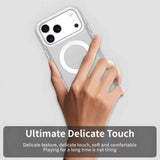 High Quality Acrylic + TPU Hybrid Transparent Case Cover With Magnetic Ring for iPhone 17 Pro Max Air