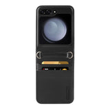 Hanman PU Flip Leather Wallet Cover Case for Samsung Galaxy Z Flip7 F766