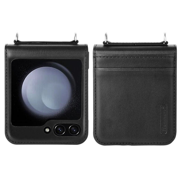 Hanman PU Flip Leather Wallet Cover Case for Samsung Galaxy Z Flip7 F766