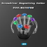 2UUL Rotating Magnetizing Screwdrivers Storage Holder Tool for Mobile Phone Repair