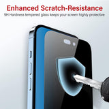 Privacy 2.5D Tempered Glass Screen Protector for iPhone 17 16 Pro Max
