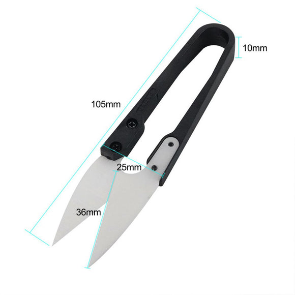 RELIFE RL-102 Insulated Ceramic U-Shaped Shear Hardness Cutter Scissors