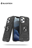 Blacktech Robot Magnet Case with 360° Rotating Ring for iPhone 13 Pro / Max