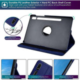 360 Rotate Flip Shockproof Leather Case Cover for Samsung Tab S7 / S8 11"