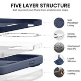 REDEFINE Liquid Silicone Case Cover with Magnetic Ring for iPhone 16 Plus