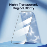 2.5D Full Coverage Silk Printing HD+ Clarity Glass Screen Protector for iPhone 17 16 Pro Max Air