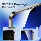 2.5D Full Coverage Silk Printing HD+ Clarity Glass Screen Protector for iPhone 17 16 Pro Max Air