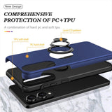 Magnetic Ring Holder Shockproof Cover Case for Samsung Galaxy S25 Edge