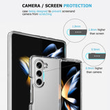 UTIA Ultimate Shockproof Case Cover for Samsung Galaxy Z Fold4 F936 Transparent