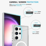 UTIA Shockproof Transparent Magsafe Cover Case for Samsung Galaxy S25 Edge Transparent