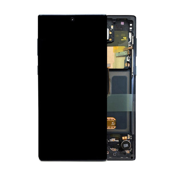 LCD and Touch Assembly With Frame for Samsung Galaxy Note 10 - OEM New