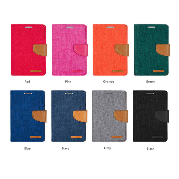 Mercury Goospery Canvas Diary Wallet Case for iPad 10.2 7 (2019) 8 (2020) 9 (2021)